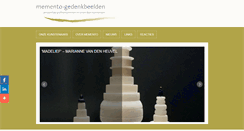 Desktop Screenshot of memento-gedenkbeelden.nl