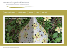 Tablet Screenshot of memento-gedenkbeelden.nl